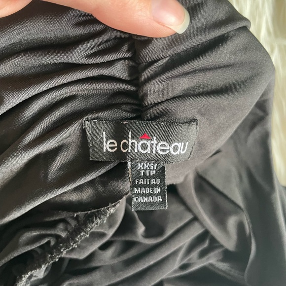 XXS le chateau Black Blouse - Picture 5 of 6